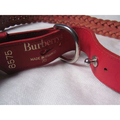 burberry gürtel rot